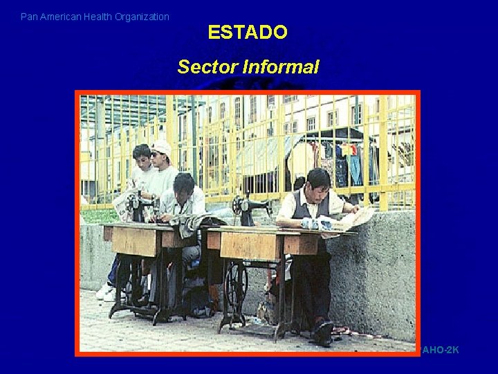 Pan American Health Organization ESTADO Sector Informal PAHO-2 K 