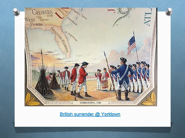 British surrender @ Yorktown 