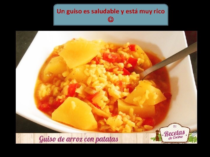 Un guiso es saludable y está muy rico 