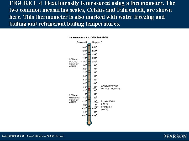 FIGURE 1– 4 Heat intensity is measured using a thermometer. The two common measuring