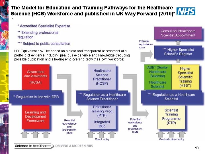 The Model for Education and Training Pathways for the Healthcare Science (HCS) Workforce and