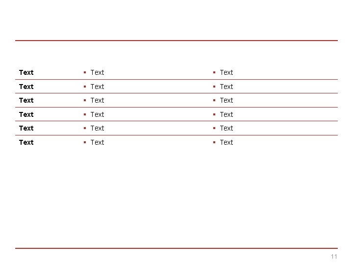 Text § Text § Text Text § Text 11 
