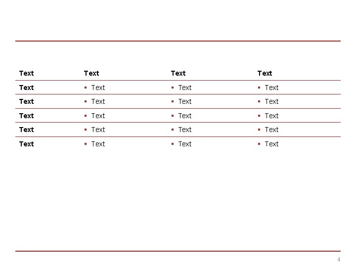 Text Text § Text § Text § Text Text § Text 4 