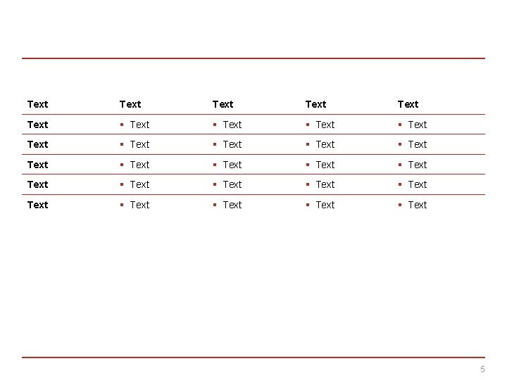 Text Text § Text § Text § Text § Text Text § Text 5
