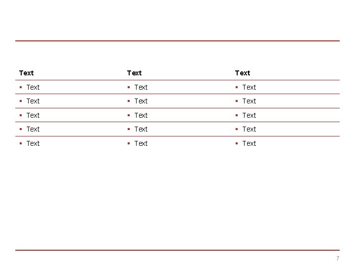Text § Text § Text § Text § Text 7 
