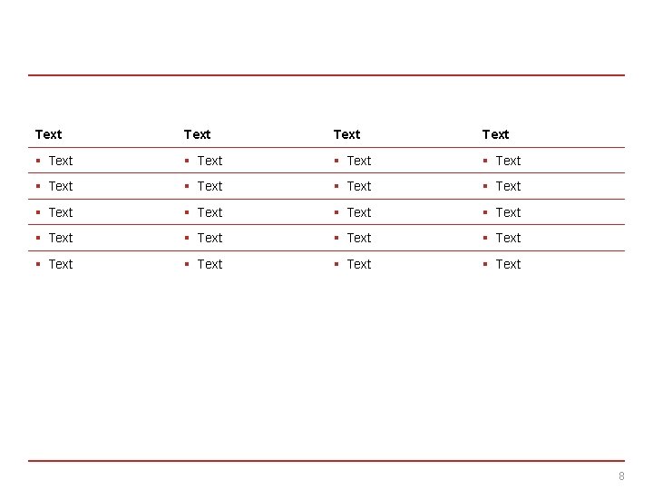 Text § Text § Text § Text § Text § Text 8 