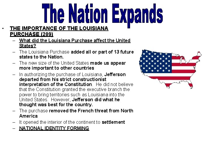  • THE IMPORTANCE OF THE LOUISIANA PURCHASE (209) – What did the Louisiana