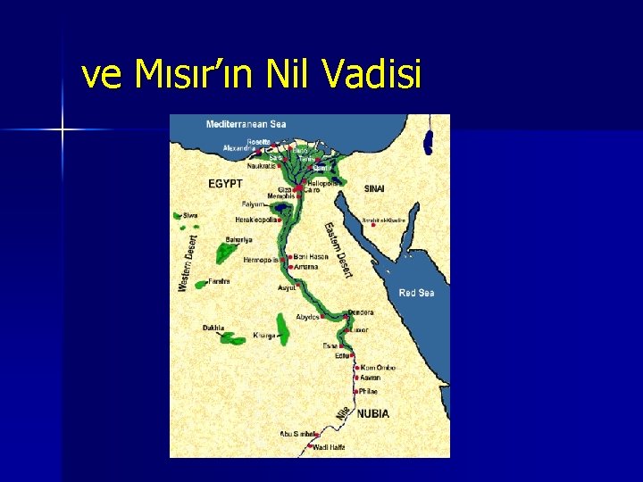 ve Mısır’ın Nil Vadisi 