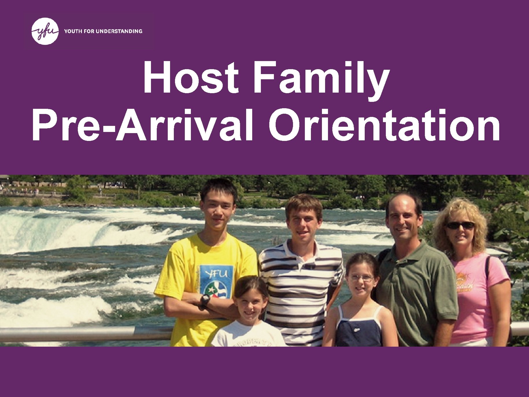 Host Family Pre-Arrival Orientation 