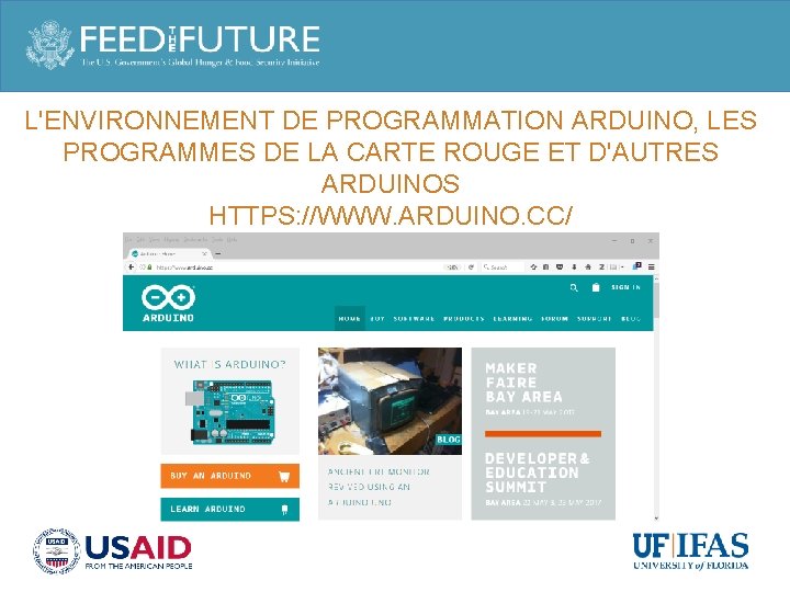 L'ENVIRONNEMENT DE PROGRAMMATION ARDUINO, LES PROGRAMMES DE LA CARTE ROUGE ET D'AUTRES ARDUINOS HTTPS: