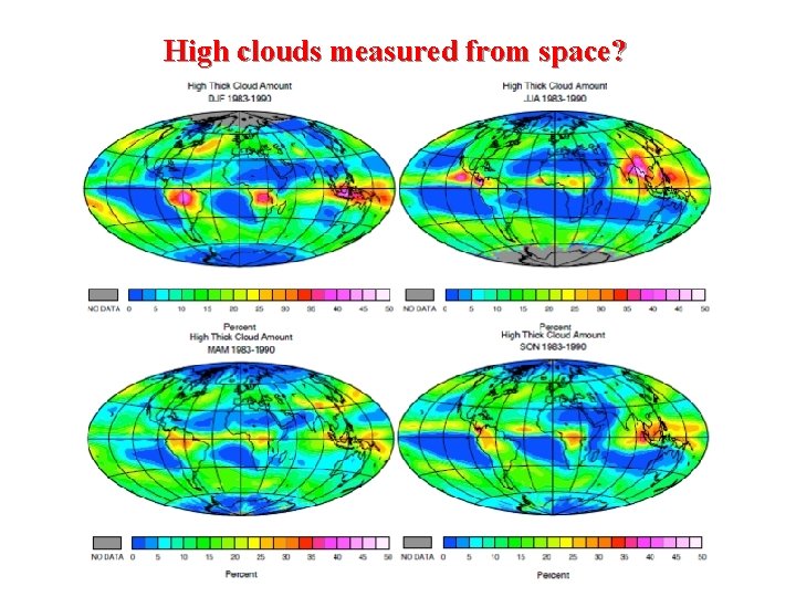High clouds measured from space? 