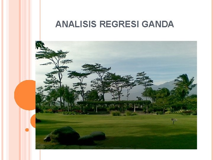 ANALISIS REGRESI GANDA 