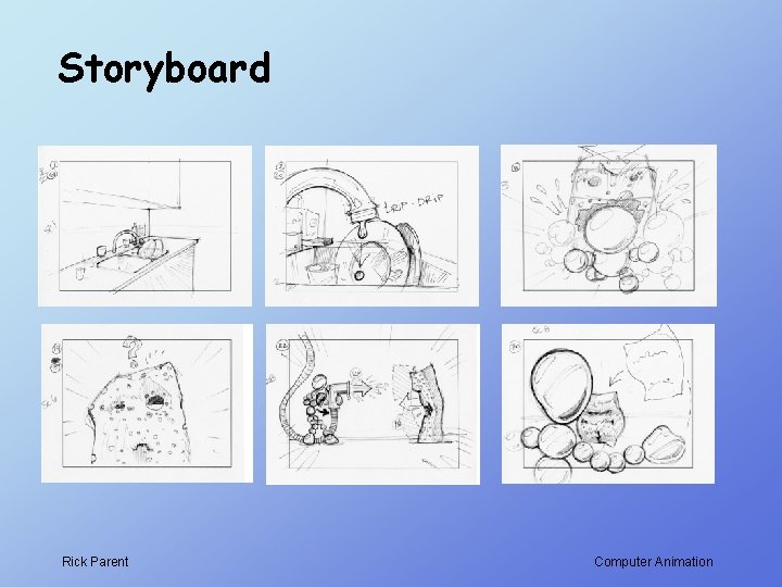 Storyboard Rick Parent Computer Animation 