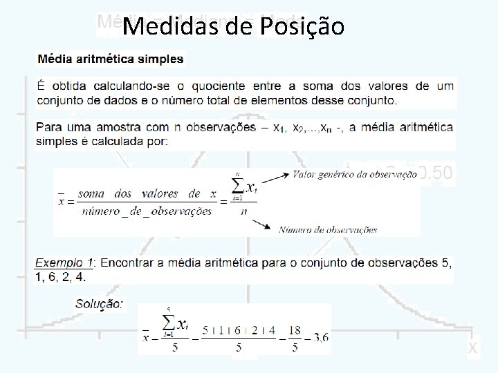 Medidas de Posição 