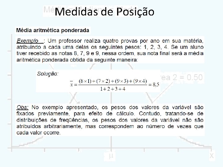 Medidas de Posição 