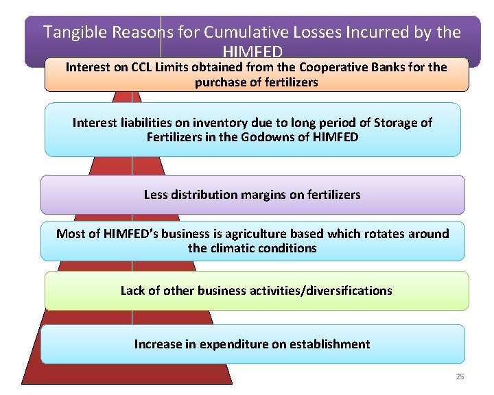 Tangible Reasons for Cumulative Losses Incurred by the HIMFED Interest on CCL Limits obtained
