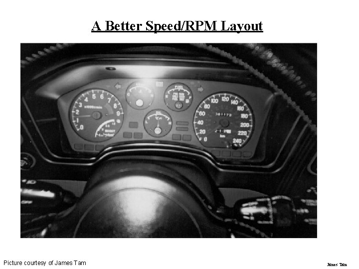 A Better Speed/RPM Layout Picture courtesy of James Tam 