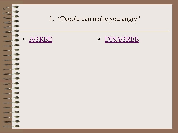 Using Agree And Angry Example Lets take a little quiz By Mrs Holm