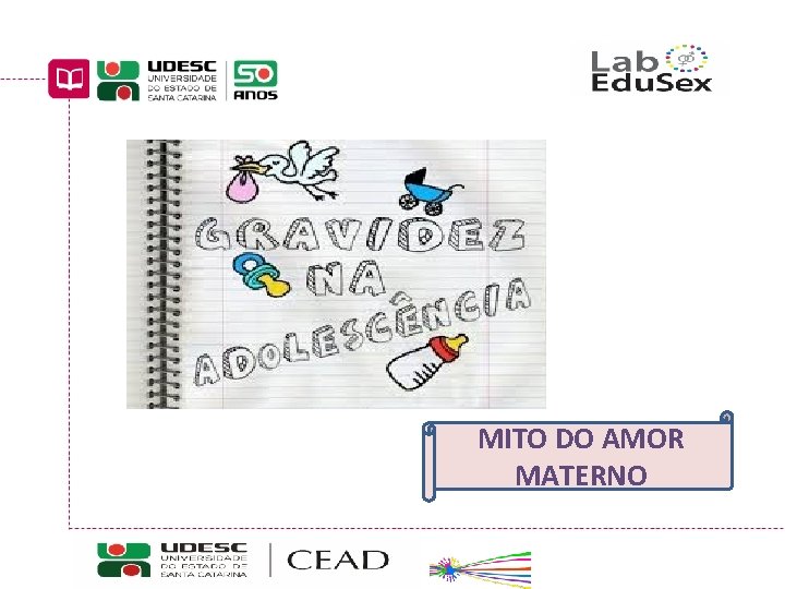MITO DO AMOR MATERNO Educação Sexual: interfaces curriculares Curso de Pedagogia a Distância UDESC/CEAD/UAB