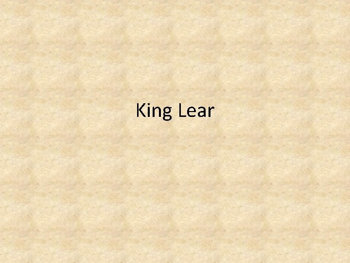 King Lear 