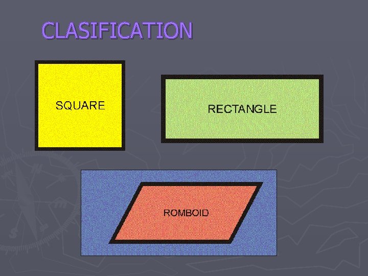 CLASIFICATION 