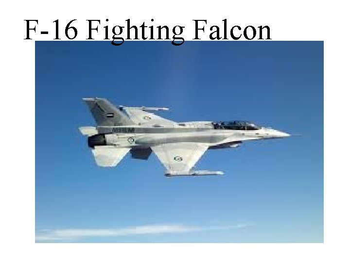 F-16 Fighting Falcon 