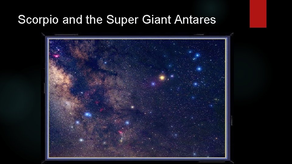 Scorpio and the Super Giant Antares 