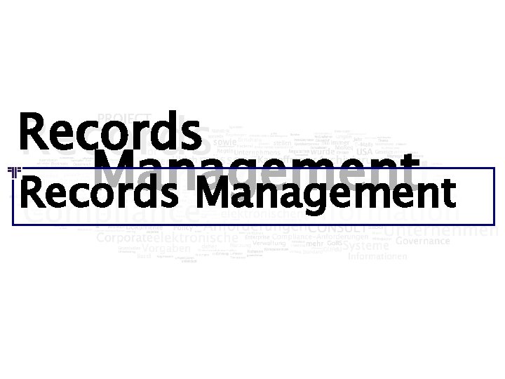 Records Management 