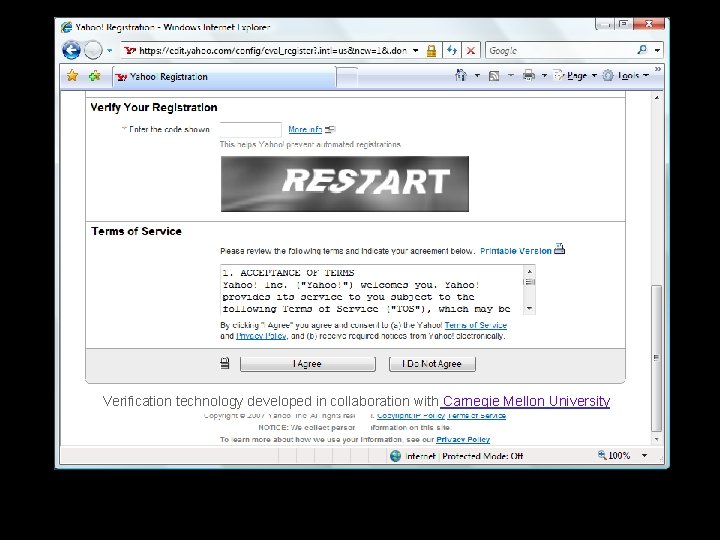 Verification technology developed in collaboration with Carnegie Mellon University 