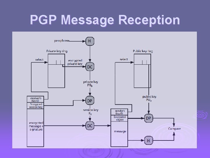 PGP Message Reception 
