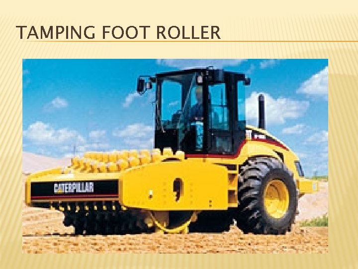 TAMPING FOOT ROLLER 