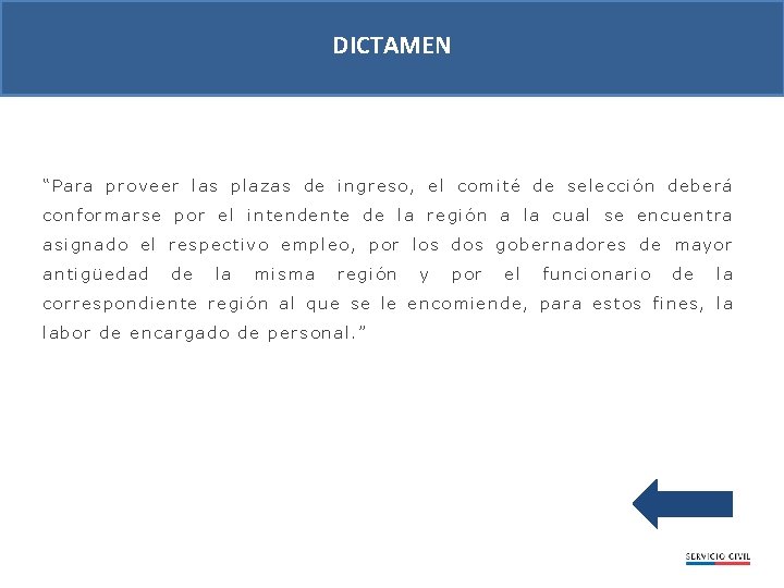 DICTAMEN “Par a p roveer las plazas de ingreso, el comité de sel ecció