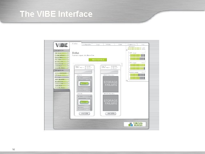 The VIBE Interface 16 