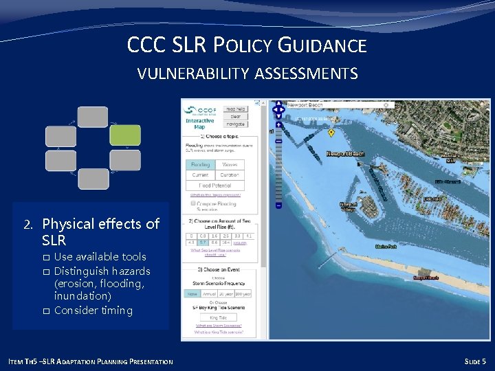 ITEM TH 5 SEA LEVEL RISE ADAPTATION PLANNING
