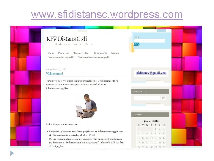 www. sfidistansc. wordpress. com 