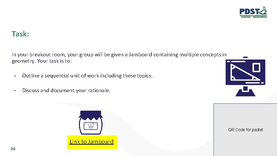 Task: In your breakout room, your group will be given a Jamboard containing multiple