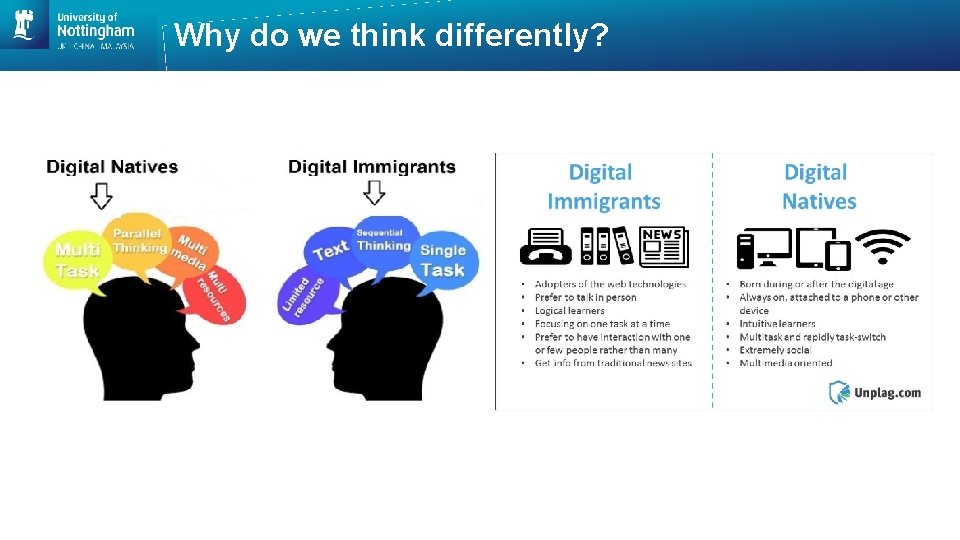 Why do we think differently? 