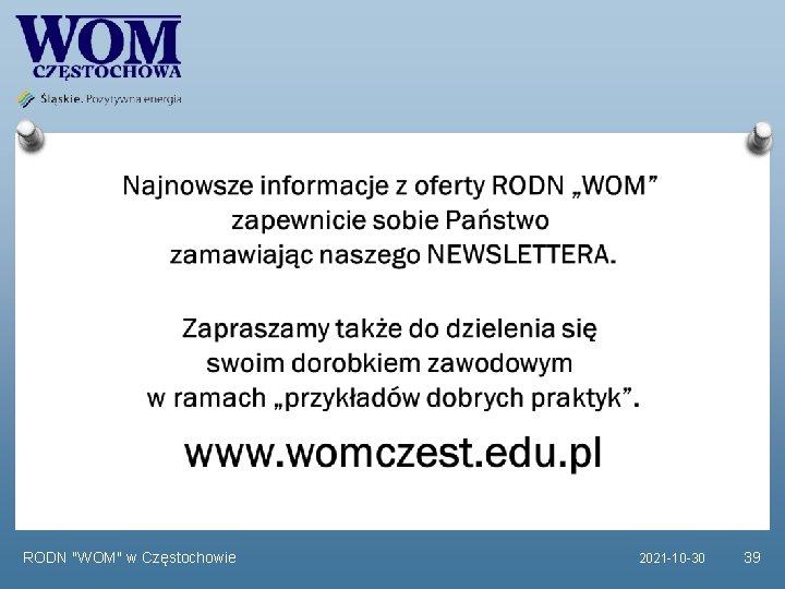 RODN "WOM" w Częstochowie 2021 -10 -30 39 