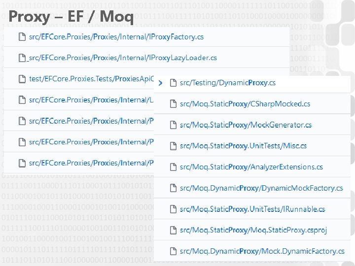 Proxy – EF / Moq 48 