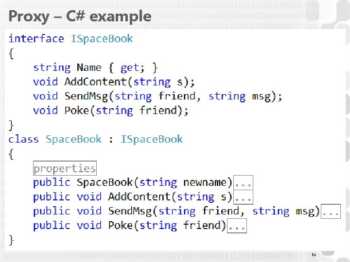 Proxy – C# example 53 