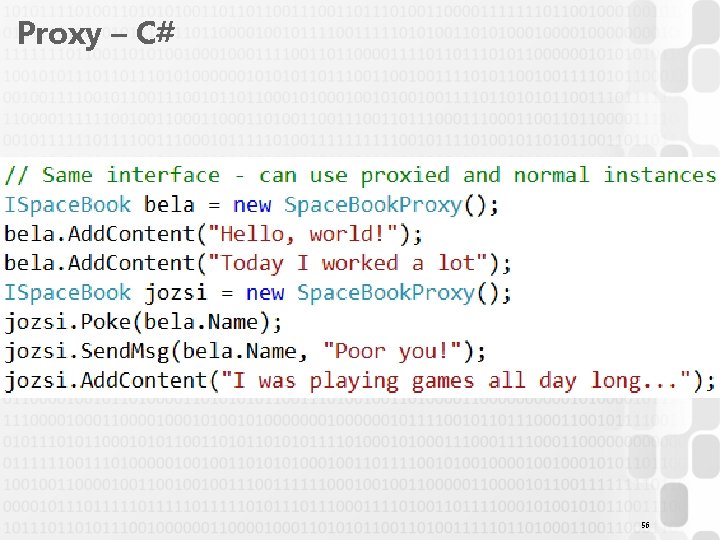 Proxy – C# 56 