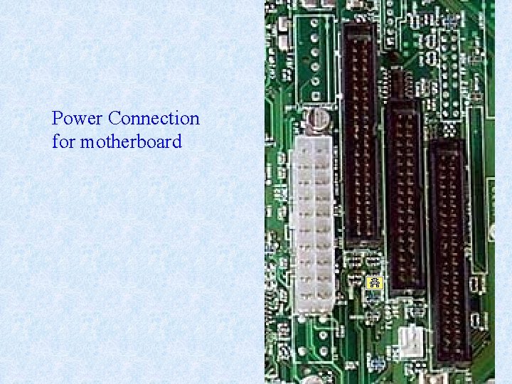 Power Connection for motherboard 