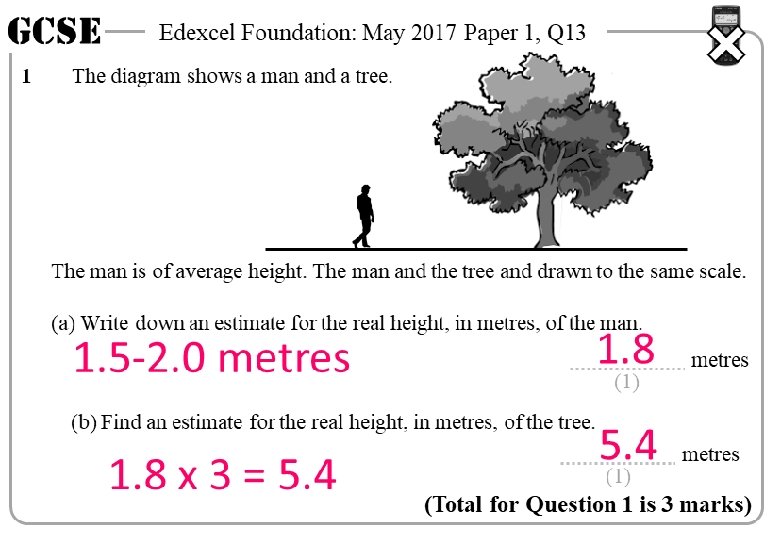 GCSE 1 Edexcel Foundation: May 2017 Paper 1, Q 13 The diagram shows a