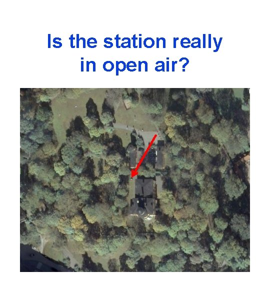 Is the station really in open air? 