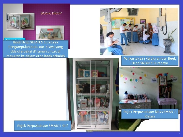 Book Drop SMAN 5 Surabaya Pengumpulan buku dari siswa yang tidak terpakai di rumah Book Drop SMAN 5 Surabaya Pengumpulan buku dari siswa yang tidak terpakai di rumah