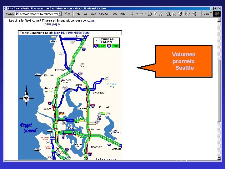 Volumen prometa Seattle 