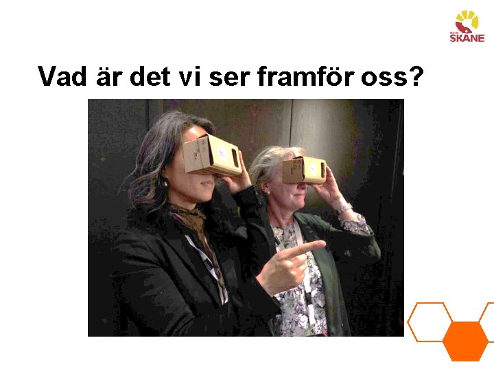 Vad är det vi ser framför oss? 