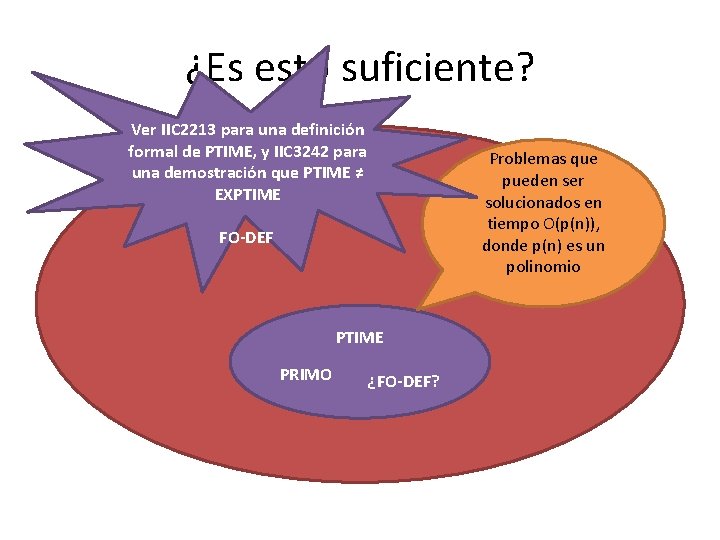 ¿Es esto suficiente? Ver IIC 2213 para una definición formal de PTIME, y IIC