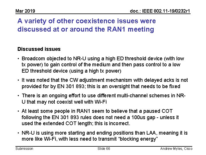 Mar 2019 doc. : IEEE 802. 11 -19/0232 r 1 A variety of other Mar 2019 doc. : IEEE 802. 11 -19/0232 r 1 A variety of other