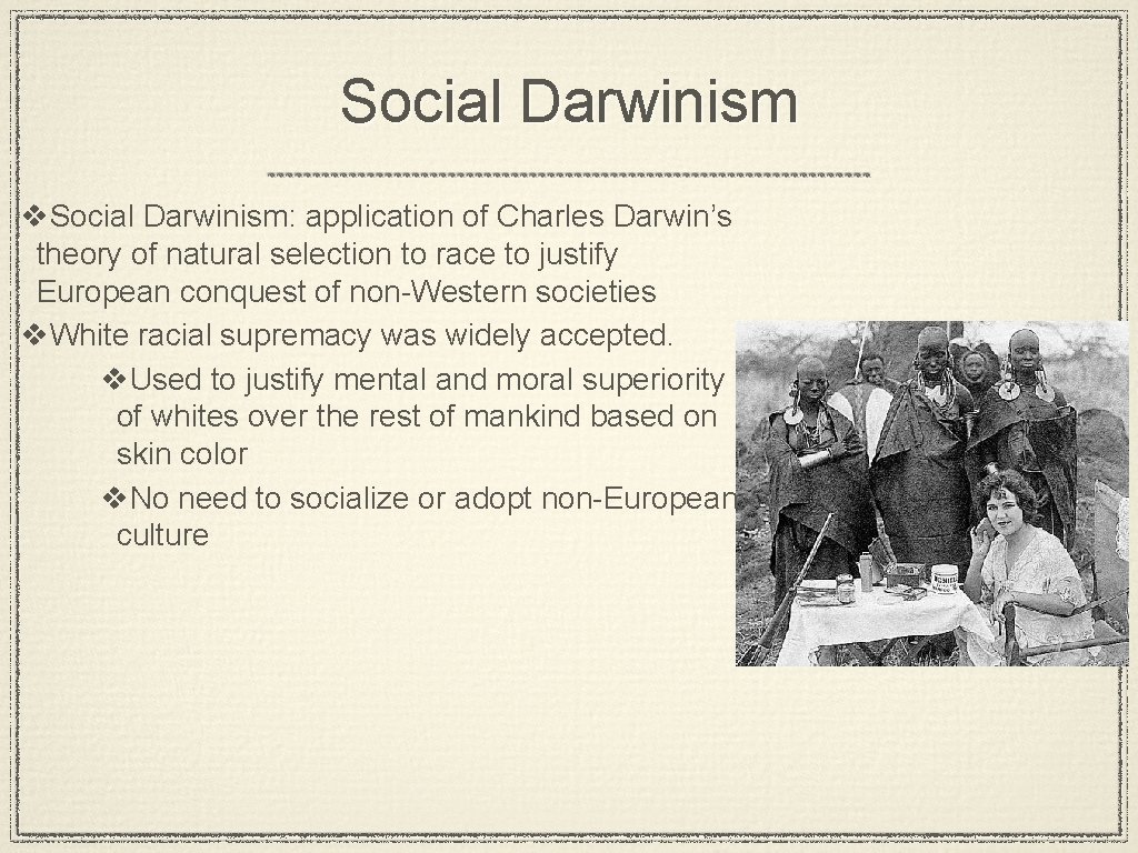 Social Darwinism v. Social Darwinism: application of Charles Darwin’s theory of natural selection to